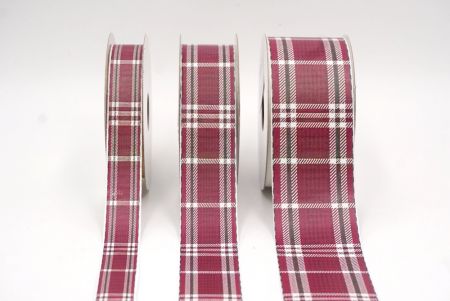 Karmesinrotes Fensterpaneel Karobband_AI